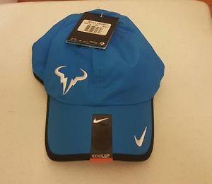 New Nike Rafa Bull Logo Blue / White Hat