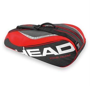 *NEW* Head Tour Team 2016 Combi 6 Pack Black/Red Tennis Bag