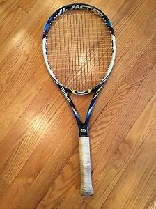 WILSON JUICE 100S "SPIN EFFECT" TENNIS RACQUET (4 1/4)