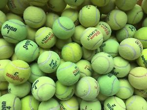 150 USED Tennis Balls Dog Toys Chair Desk Bottoms more +++  LOT 1