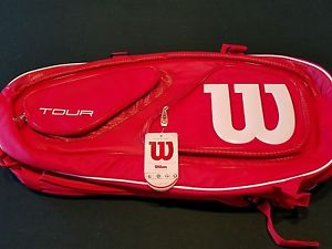 Wilson Tour V 15 Pack Red Tennis Bag