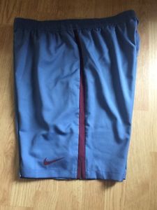 Nike 9" Court Tennis Shorts 645045-408 Size Large Blue