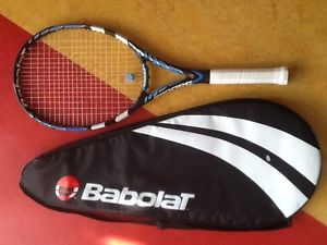 Babolat Pure Drive + Plus Cortex 4 3/8 Tennis Racquet excellent condition 100