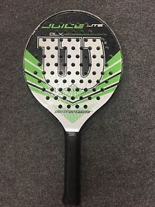 Wilson BLX Juice Lite 4 1/4 Platform Tennis Paddle 2016 Killer Grit racket light