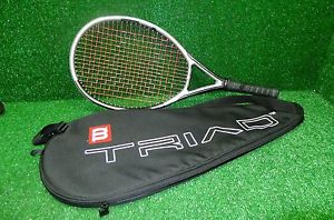 WILSON TRIAD 3 T3 Tennis Racquet 115-4 1/4" New Strings & Over Grip -FREE Ship!