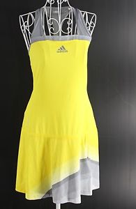 Women's ADIDAS Yellow And Gray Tennis Dress Size Small