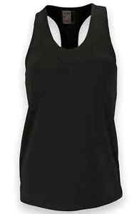 Lucky in Love Women's Core V-Neck Tank - Black - Sz Large