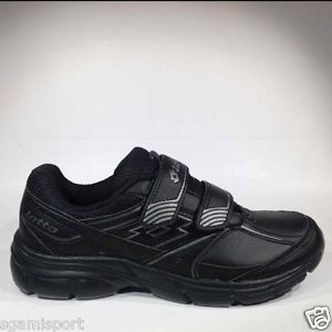 LOTTO Scarpa Unisex Running R0521 ANTARES IV LTH S En Negro Piel+Malla