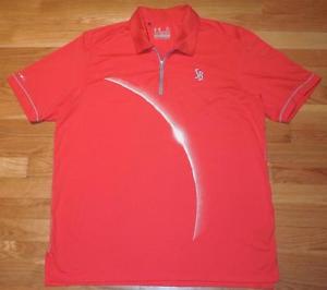 UNDER ARMOUR COLD BLACK MENS SHIRT XL RUGBY TENNIS HEAT GEAR ZIP COLLAR EUC