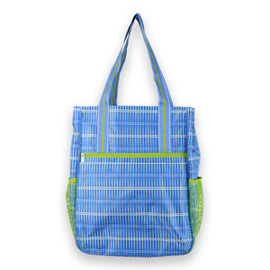 All For Color Tennis Shoulder Bag - Blue Rattan