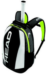 HEAD Djokovic racquet racket Backpack  - Black/White - Auth Dealer - Reg $85