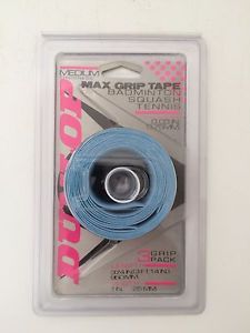 NEW Vintage Blue Dunlop Medium Grip Tape Tennis Squash NIP NOS 90s