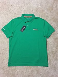 NWT Men's Polo Ralph Lauren Performance Thermovent Mesh Green Shirt Large RL