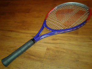 Andre Agassi Pro 110 OS Donnay Belgium Rare Tennis Racket/Racquet + Case 4 1/4''