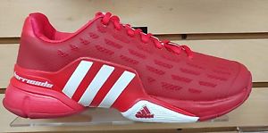 Adidas Barricade 2016 Tennis Shoes-New-Size 10.5-Red/White