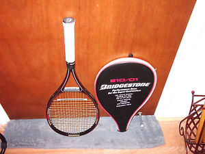 Bridgestone B10/01 Graphite Boron Tennis Racquet JAPAN Vtg Racket 4 3/8 + Cover!