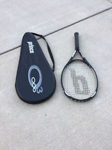 Prince O3 Silver OS Tennis Racquet 4-3/8 grip with Cover