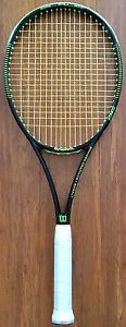 2016 WILSON BLADE 98 STRUNG Tennis Racquet! 4 3/8! 16X19! $220! LUXILON 4G!