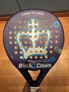 Pala de Padel Black Crown Pitón 5.0 Soft