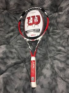 USED -Wilson Steam 105S Tennis Racquet 4-1/2