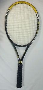 WILSON Hyper Carbon Hyper Hammer 6.3 OS Tennis Racquet 110" Head 4 3/8"