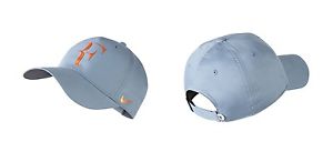 New Nike RF Roger Federer Hat Cap 835536-449 BLUE GREY/FLINT GREY/BRIGHT CITRUS