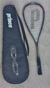 USED Prince EXO3 Ignite Squash Racquet w/ Case