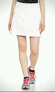 Women's $60 Nike Golf® White Dri-Fit Tech Classic Rise Full Golf Tennis Skort 10