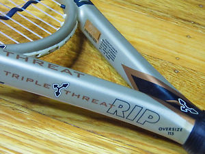 NEW STRING Prince Triple Threat Rip Super Oversize 1200pl $280 Racquet 4 3/8 L 3