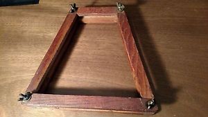 Vintage Wood Tennis Racket Frame Original Springs