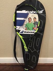 BABOLAT PURE AERO + 27.5" W/ 4 1/4 Grip FREE BABOLAT RPM BLAST 16G STRING!