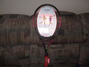 WILSON TENNIS RACKET. BURN 100LS LITE PINK . 4 3/8 . NEW.