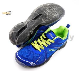 Apacs Cushion Power 068 Blue Badminton Shoes Transparent Outsole and Improved