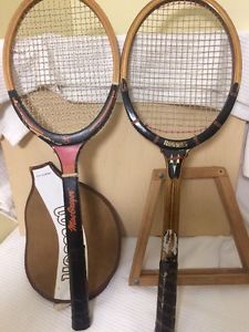 Vintage Wood Tennis Racquets Regent Contender MacGregor M With