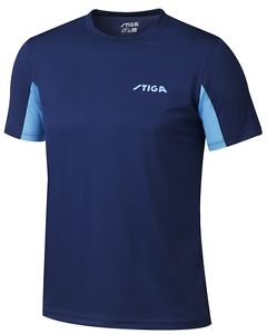 Mesa Ping Pong Ropa: Stiga Camisa Atlantis Azul Marino/Sky (tallas XS-XXL)