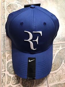 Roger Federer RF Nike Dri Fit Legacy91 Adjustable Hat New RARE Royal Blue