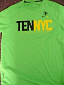 TENNIS SHIRT DESIGNER RALPH LAUREN US OPEN 2015 GREEN SIZE M