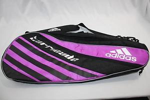 ADIDAS BARRICADE TENNIS RACKET BAG NWOT DARK PINK AND BLACK