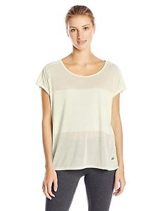 ASICS Women's Burnout Short Sleeve Top, Icicle, Large