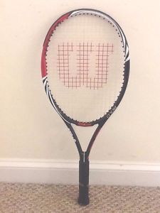 Wilson BLX Bold 100 Sq In. Head 4 3/8 Grip Tennis Racquet Excellent Cond. Racket