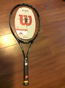 Wilson Blade 104 Tennis Racquet 4 1/2"  Used very little Sony Smart Sensor Ready