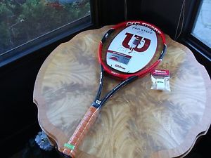 Wilson Pro Staff RF97 Autograph 16X19 4 3/8 Unstrung + Bonus OverGrip & Strings