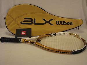 WILSON BLX CIERZO TWO 4 1/2 TENNIS RACQUET OVERSIZED 120 INCH HEAD GENTLY USED