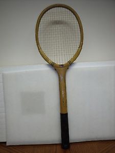 1930s ANTIQUE VINTAGE WILSON SPORT MODEL WOOD WOODEN TENNIS RACKET RACQUET VTG