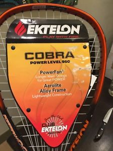 EKTELON 22" LONGBODY COBRA POWERFAN 950 RACQUETBALL RAQCUET NEW/w TAGS