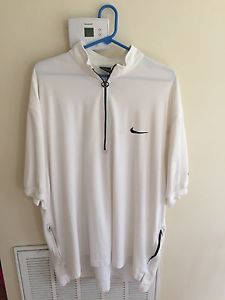 Vintage 1990 s Andre Agassi Nike Tennis Shirt White Size XXL