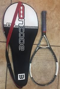 ☀️Wilson nCode N6 OS 110 Square Inch Tennis Racquet, 4 3/8" Grip~Oversize Strung