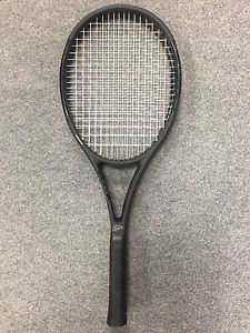 Wilson Pro Staff RF 97 Autograph STRUNG 4 3/8 (2017 Tennis Racket Matte Black)