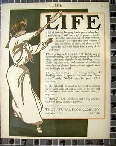1906 NATURAL FOOD SPORT TENNIS WOMAN GAME BALL COURT PLAY BEAUTY ART AD FC045