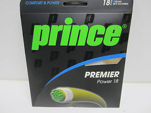 **NEW**  LOT OF 2 PRINCE PREMIER POWER 18 (1.20) NATURAL MULTI TENNIS STRING